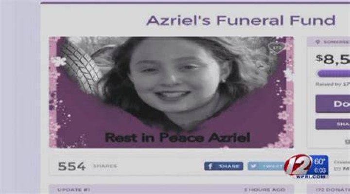Azriel Estabrooks died Friday morning, nearly a week after she choked on a marshmallow at a birthday party&nbsp;