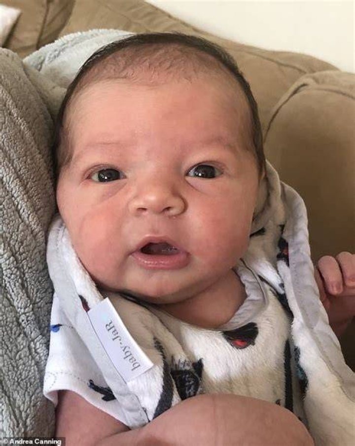 Baby makes eight! Andrea and her husband, USMC Lieutenant Colonel Tony Bancroft named their only son George Anthony Bancroft III and call him Tripp (pictured)