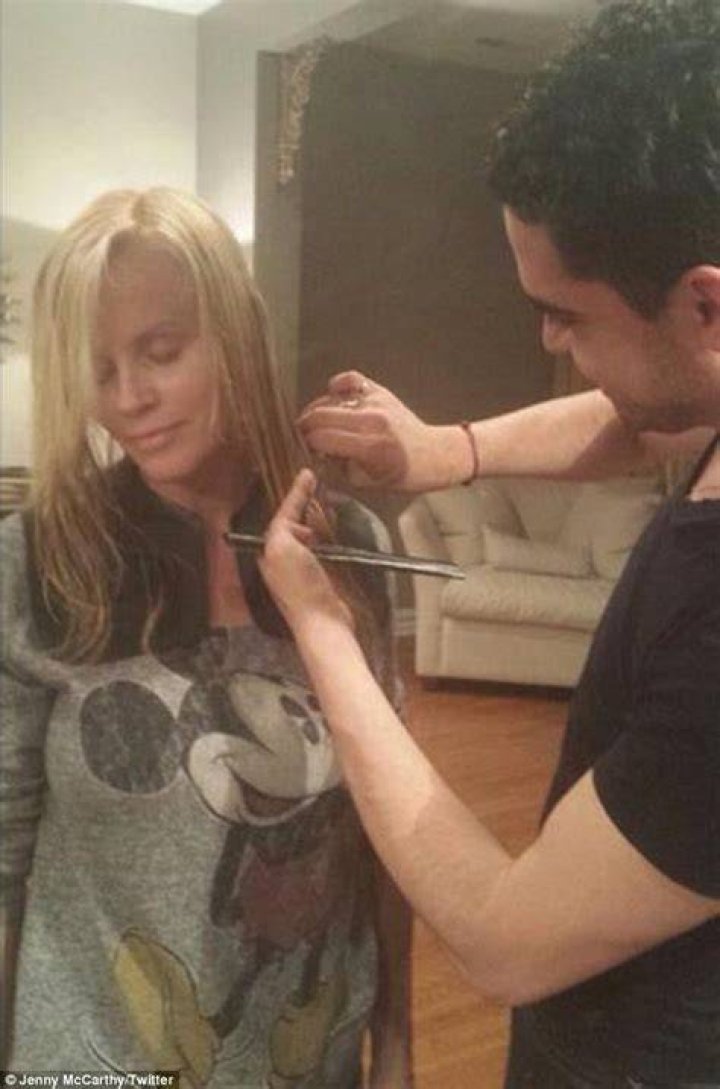 Drastic: Jenny cut her hair and ditched her extensions after deciding she wanted to be more authentic in 2014