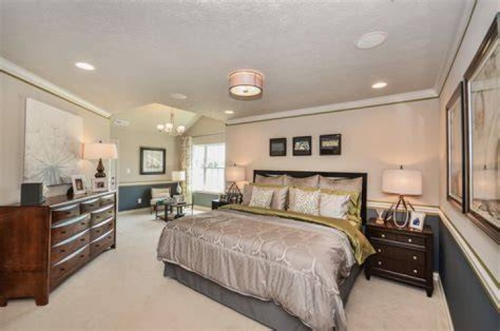 Extra space: The master bedroom includes his-and-hers bathrooms and closets. One of the closets has extra space in the basement accessed via elevator