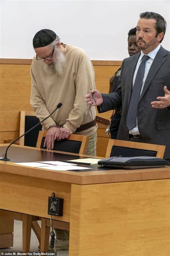 Gershon Kranczer, 67, is pictured in court on Monday in New York. He was initially accused in 2010, fled to Israel, and was on the run until his arrest by Israeli forces in January 2020