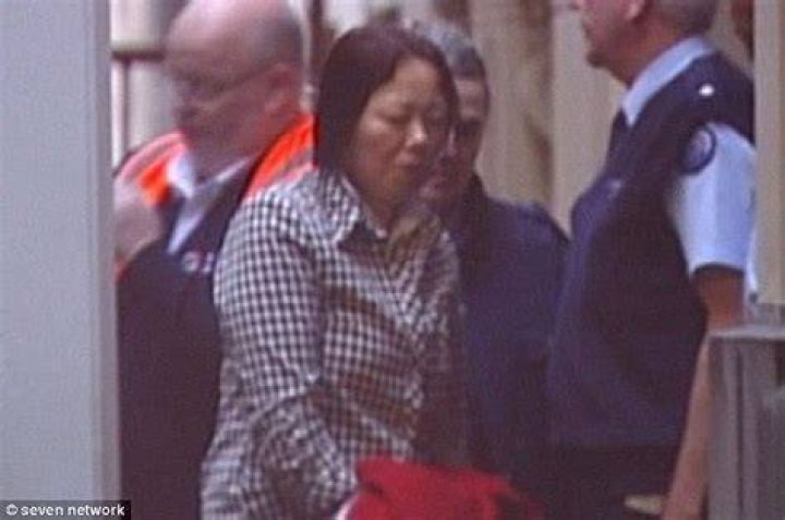 Huajiao Zhuang, 51, (pictured) began yelling and sobbing in the dock, prompting Justice Stephen Kaye to adjourn the case to a later date as Zhuang was removed by two court officers.