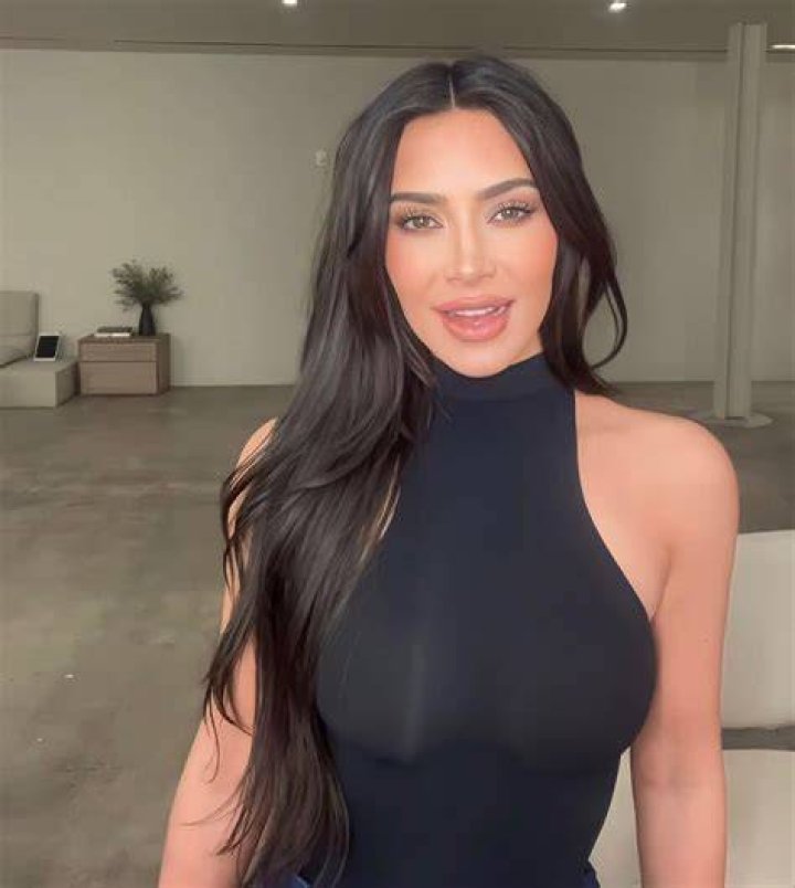 Kim cooled off in the water while enjoying the tropical getaway during a break in her busy schedule