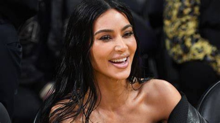 Kim stunned in an itty-bitty bikini that hugged her curves