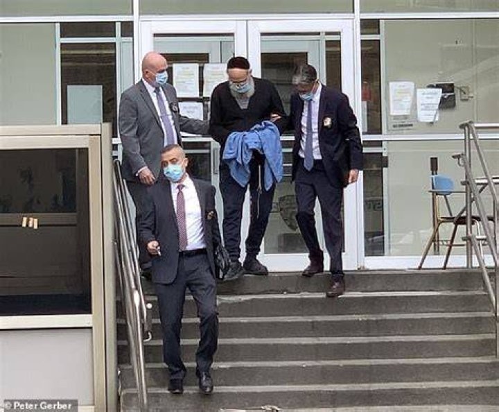 Kranczer is pictured after he was formally charged in New York City in March 2021