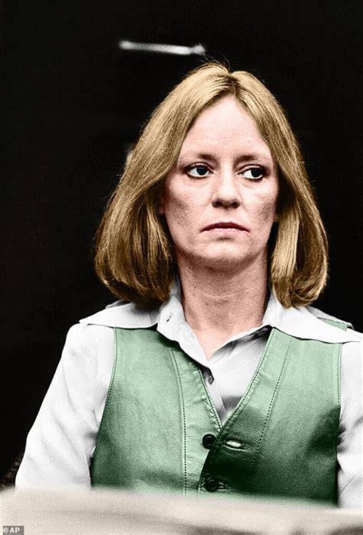 Marilyn Barnett is shown in a Los Angles court during testimony trial on a lawsuit filed by tennis player Billie Jean King and her husband