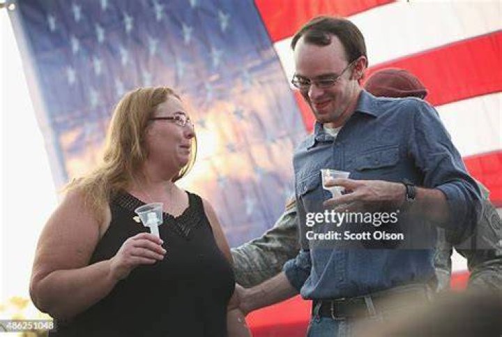 Mel Gliniewicz (above), the wife of the slain officer, has refused to accept the possibility of suicide