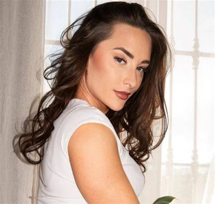 Model Hannah James (pictured) used to be a trapeze artist. She says she never thought she was suited to a typical nine-to-five job