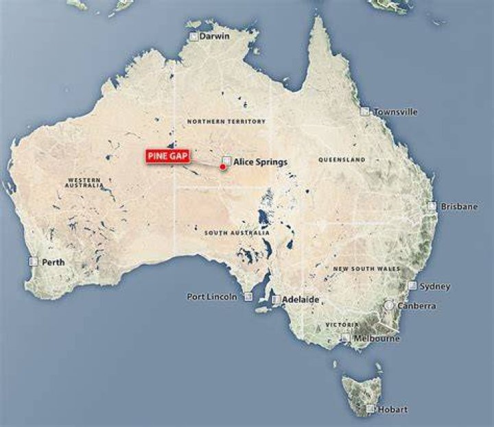 Pine Gap is a satellite surveillance base near Alice Springs, Northern Territory, and is jointly operated by the United States and Australia
