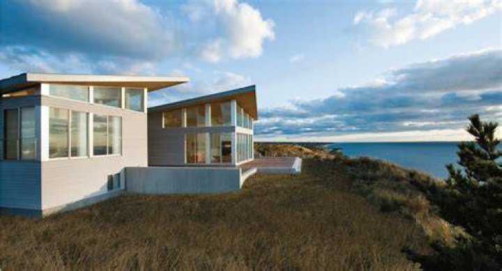 Seaside living: The home has spectacular views of the ocean, and is estimated to be the largest oceanfront home in the area
