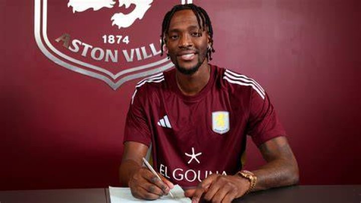 Tammy Abraham was in jovial spirits as he showed off the Europa Conference League trophy