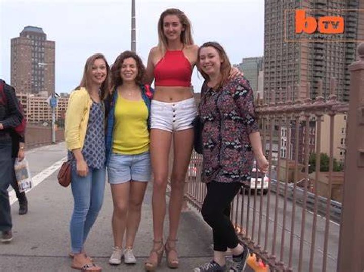 Title holder: Holly Burt currently holds the record for having the longest legs in America with 49.5 inch legs