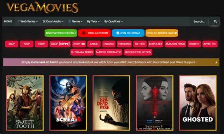 Vegamovies 2023 Bollywood, Tamil, Telugu Movies Download